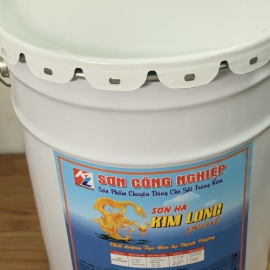 Sơn Công Nghiệp Kim Long Thùng 20kg Màu Đen