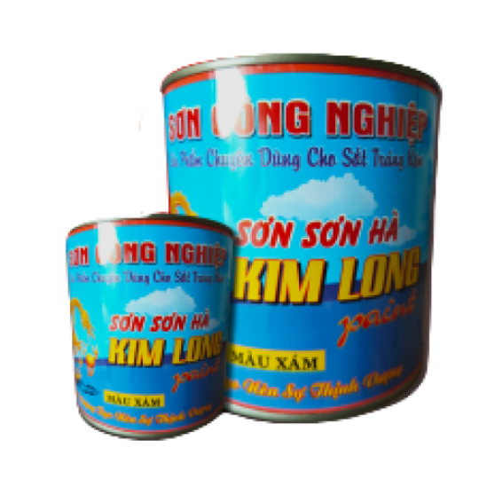 Sơn Công Nghiệp Màu Xám Lon 4KG