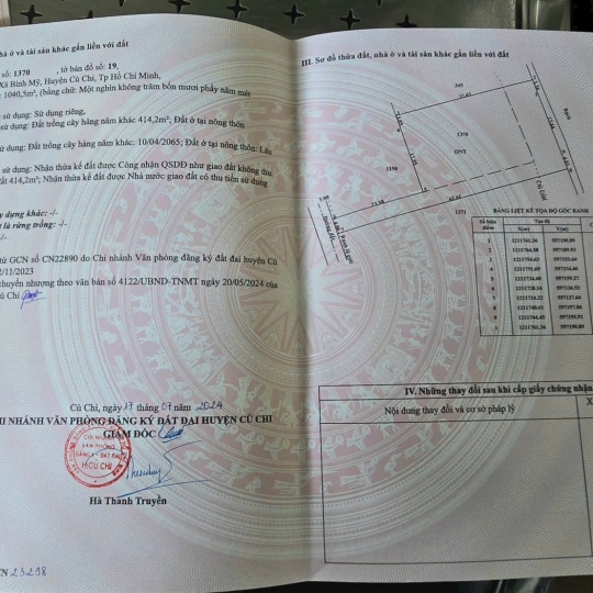 Đất bán bình Mỹ cu chi 