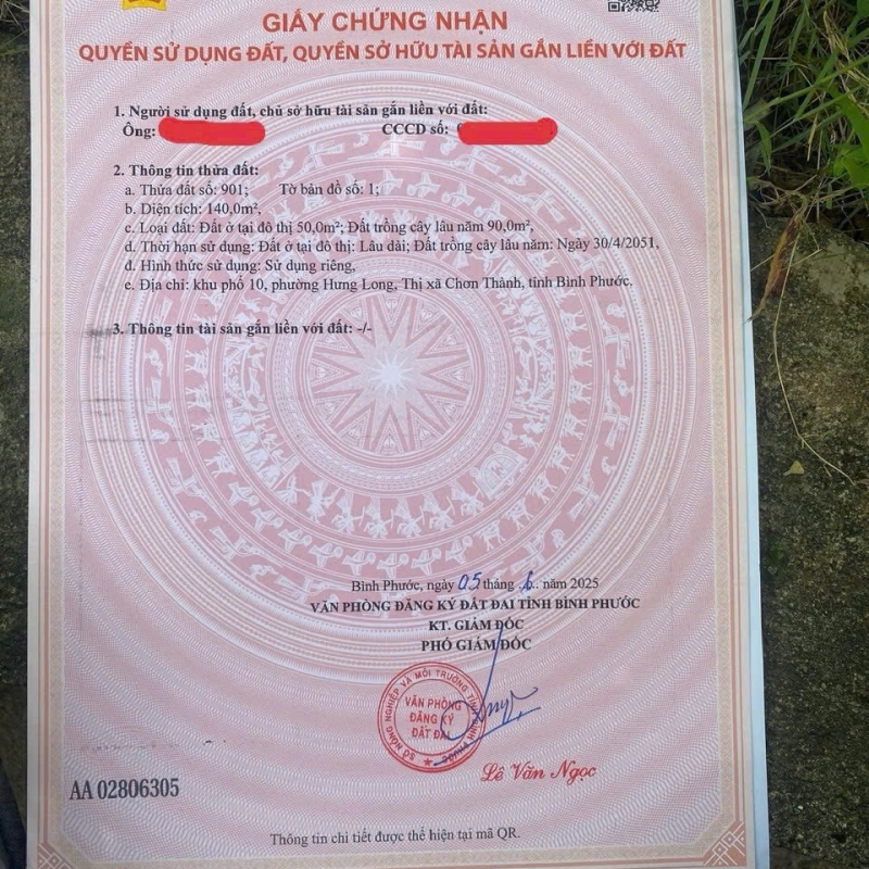 Bán Đất Chơn Thành, Bình Phước. 