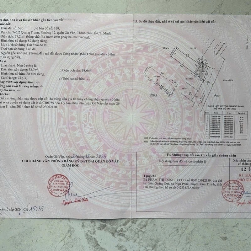 Bán nhà tại Phường 12, Gò Vấp